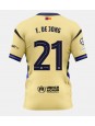 Barcelona Frenkie de Jong #21 Replika Borta Kläder 2025-26 Kortärmad Barcelona Frenkie de Jong #21 Replika Borta Kläder 2025-26 Kortärmad